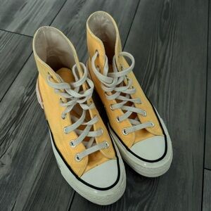 High-Top Yellow Sneakers